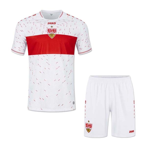 Camiseta VfB Stuttgart Replica Primera Ropa Niño 2023/24